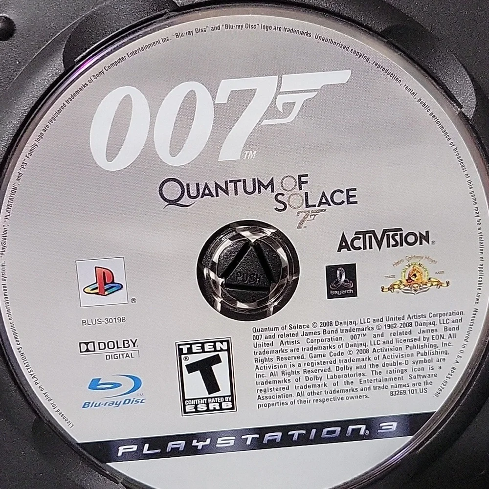 PLAYSTATION 3 007 GAME